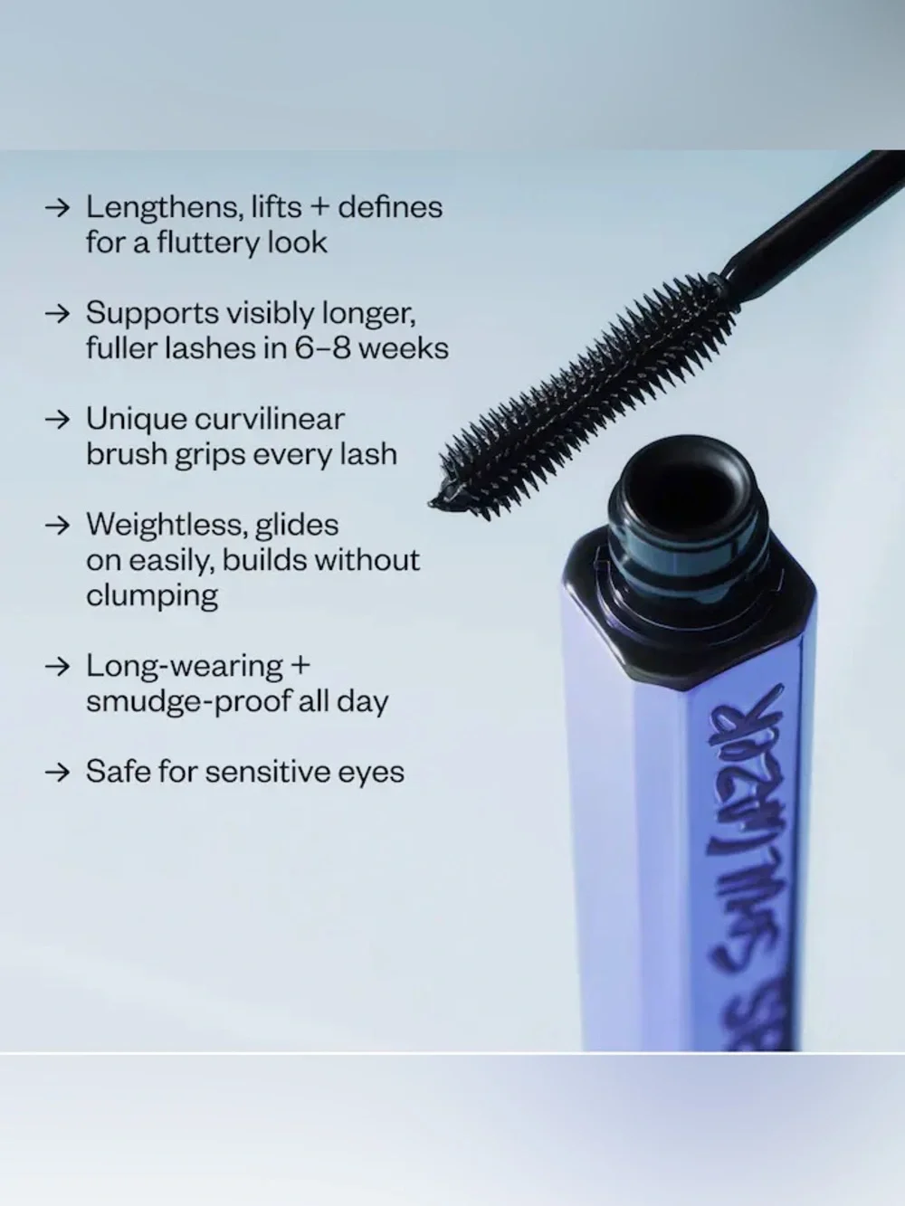 Soulgazer Lengthening Mascara + Lash Serum in 1 for Sensitive Eyes